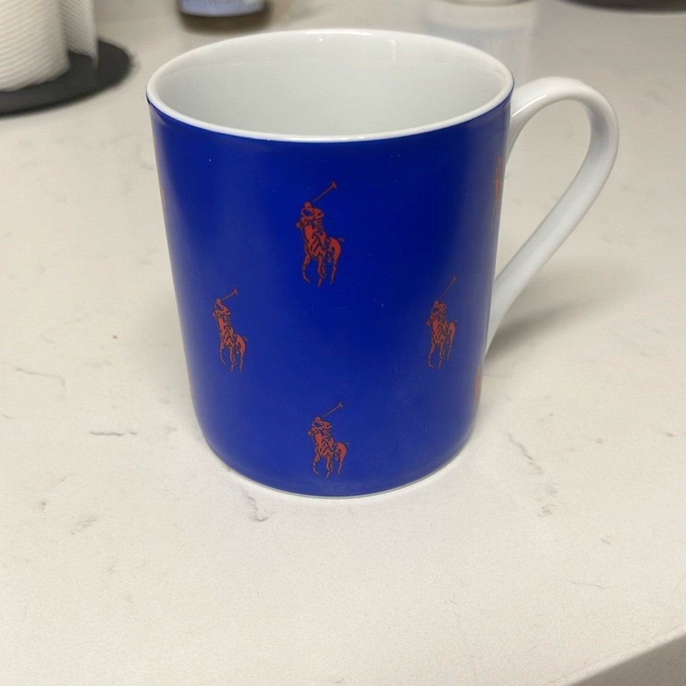 Ralph Lauren rare logo coffee mug Polo